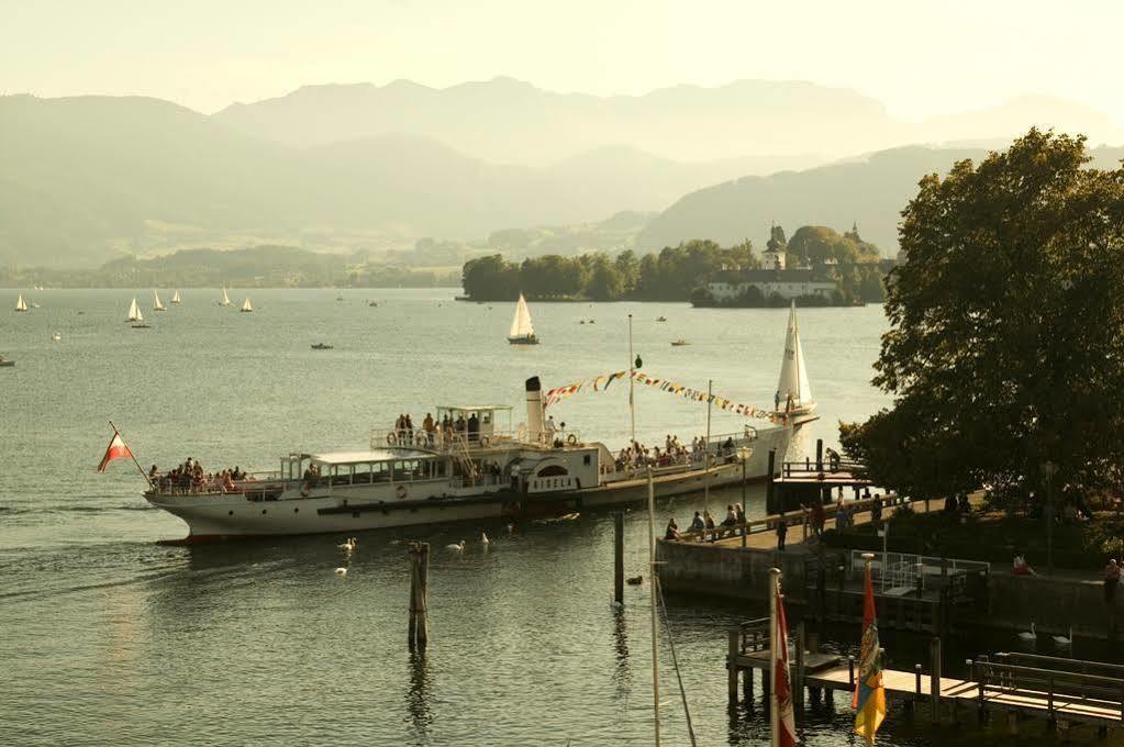 Keramikhotel Goldener Brunnen Gmunden Esterno foto